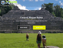 Tablet Screenshot of exploreinlandtours.com
